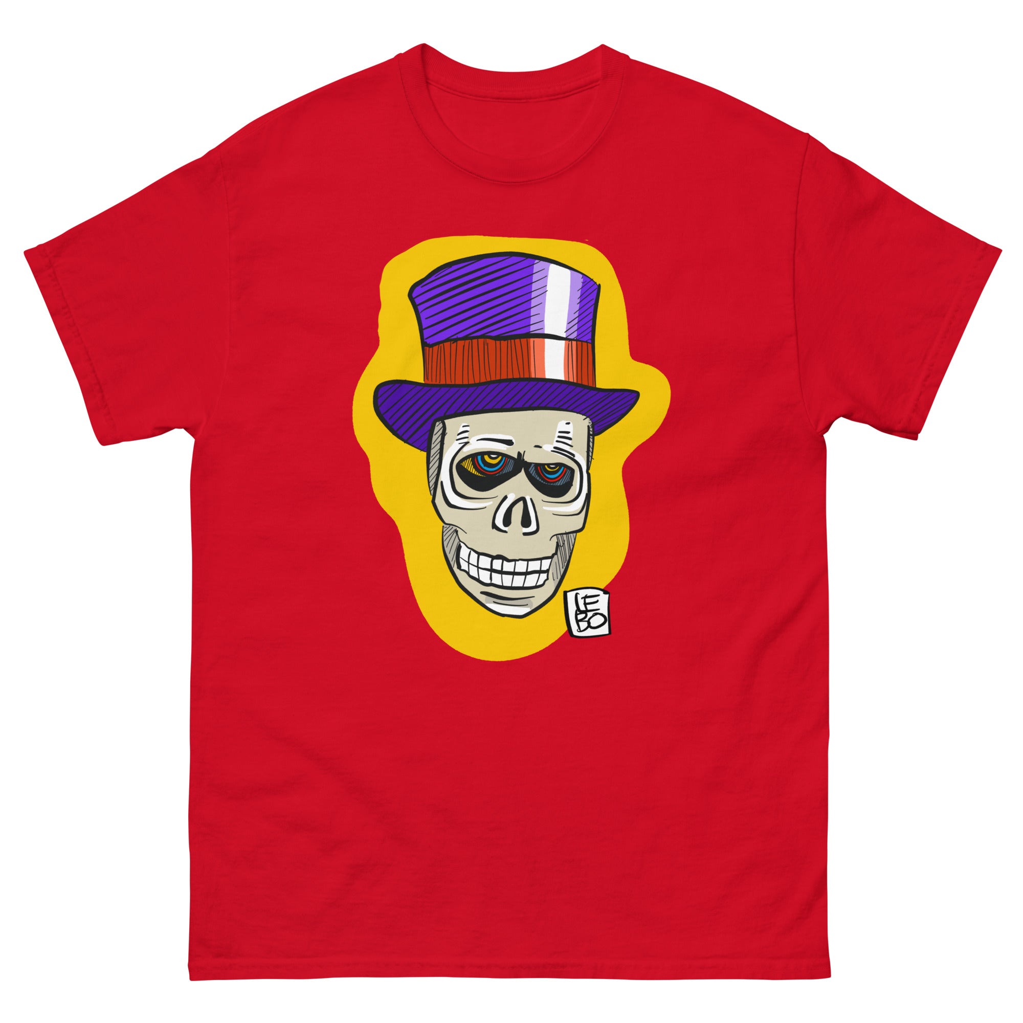 Mr Tricks & Treats Skull - Lebo Short Sleeve Unisex T-Shirt